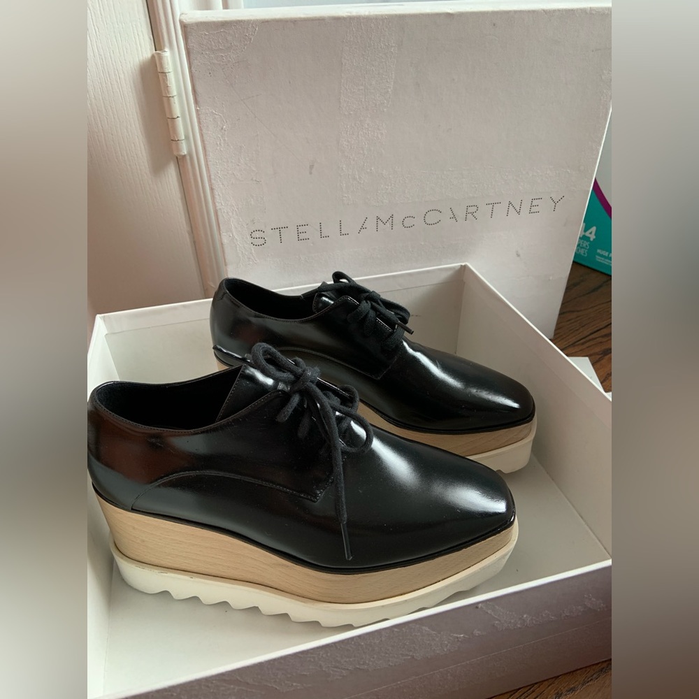Stella McCartney Elyse platform derby shoes